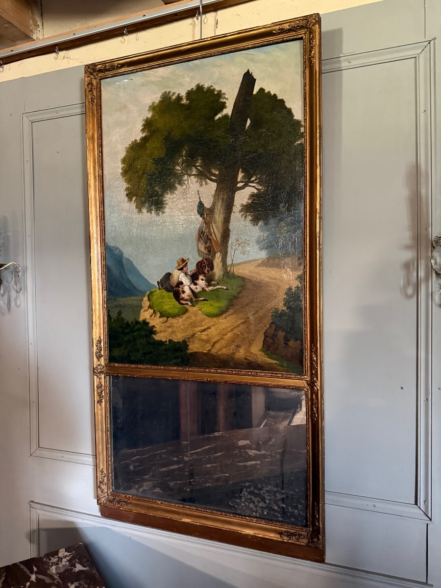 A Trumeau From The Romantic Period. 