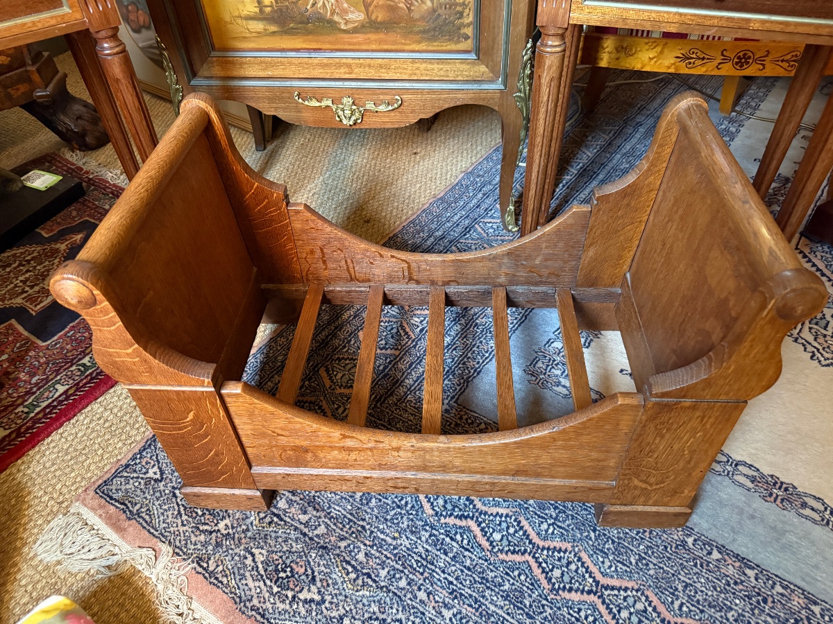 Small Bed For A Cat Or Dog, Dating From The 19th Century. -photo-3