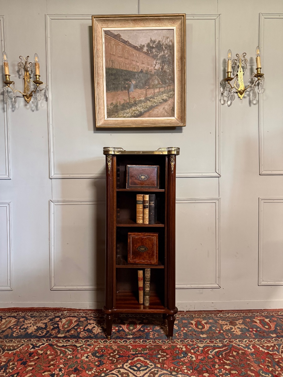 Bibus bibliothèque Louis XVI époque XX ème -photo-4