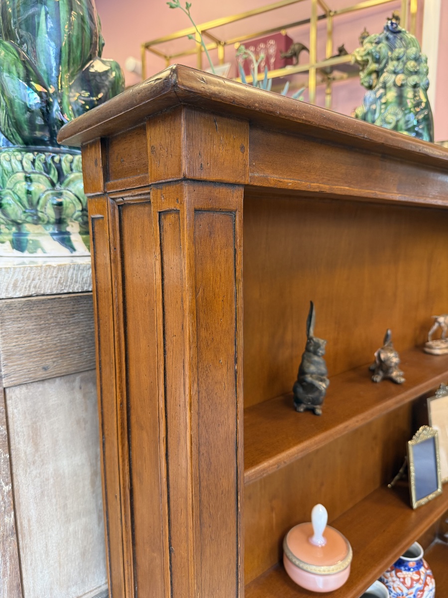 Bibus/directoire-style Bookcase Made Of Natural Wood. -photo-2