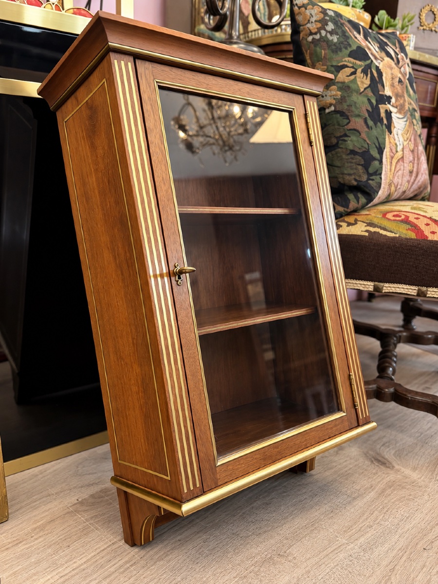 Petite vitrine Louis XVI à suspendre -photo-3