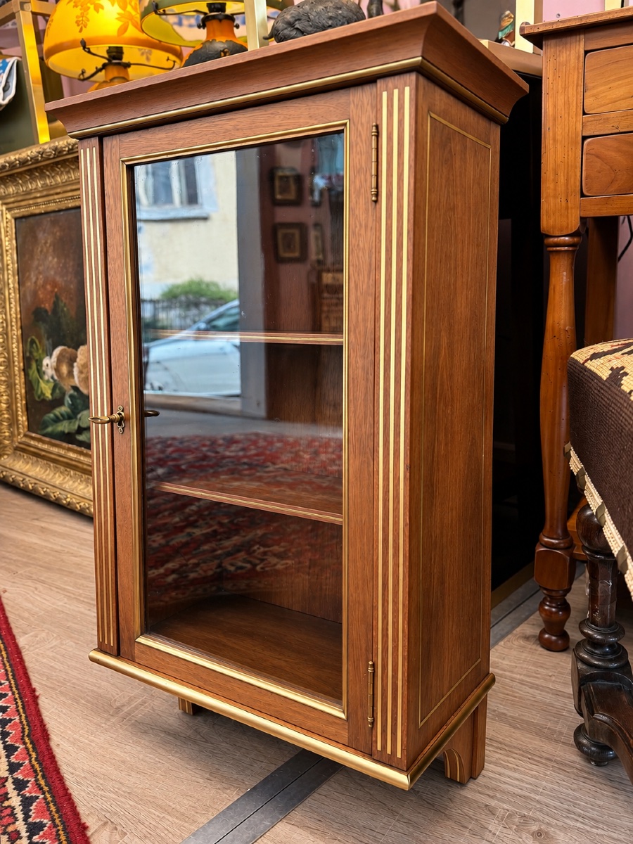 Petite vitrine Louis XVI à suspendre 