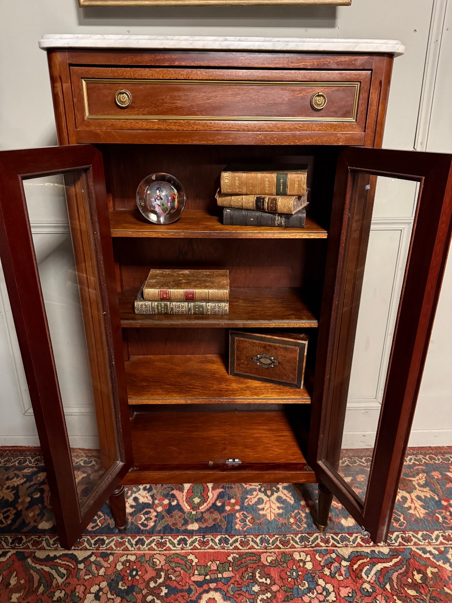 Louis XVI-style Bibus Display Cabinet, 20th Century -photo-4