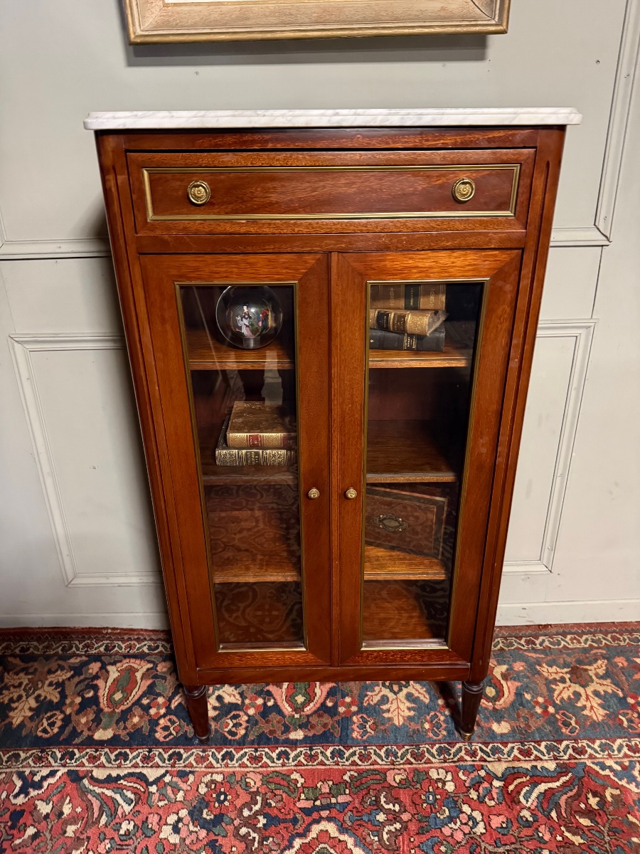 Louis XVI-style Bibus Display Cabinet, 20th Century -photo-4