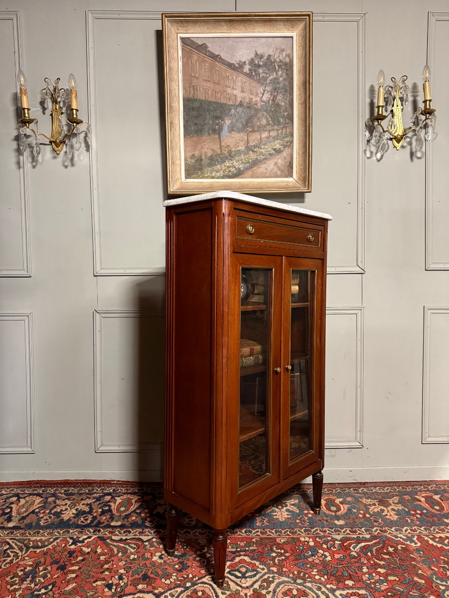 Louis XVI-style Bibus Display Cabinet, 20th Century -photo-1
