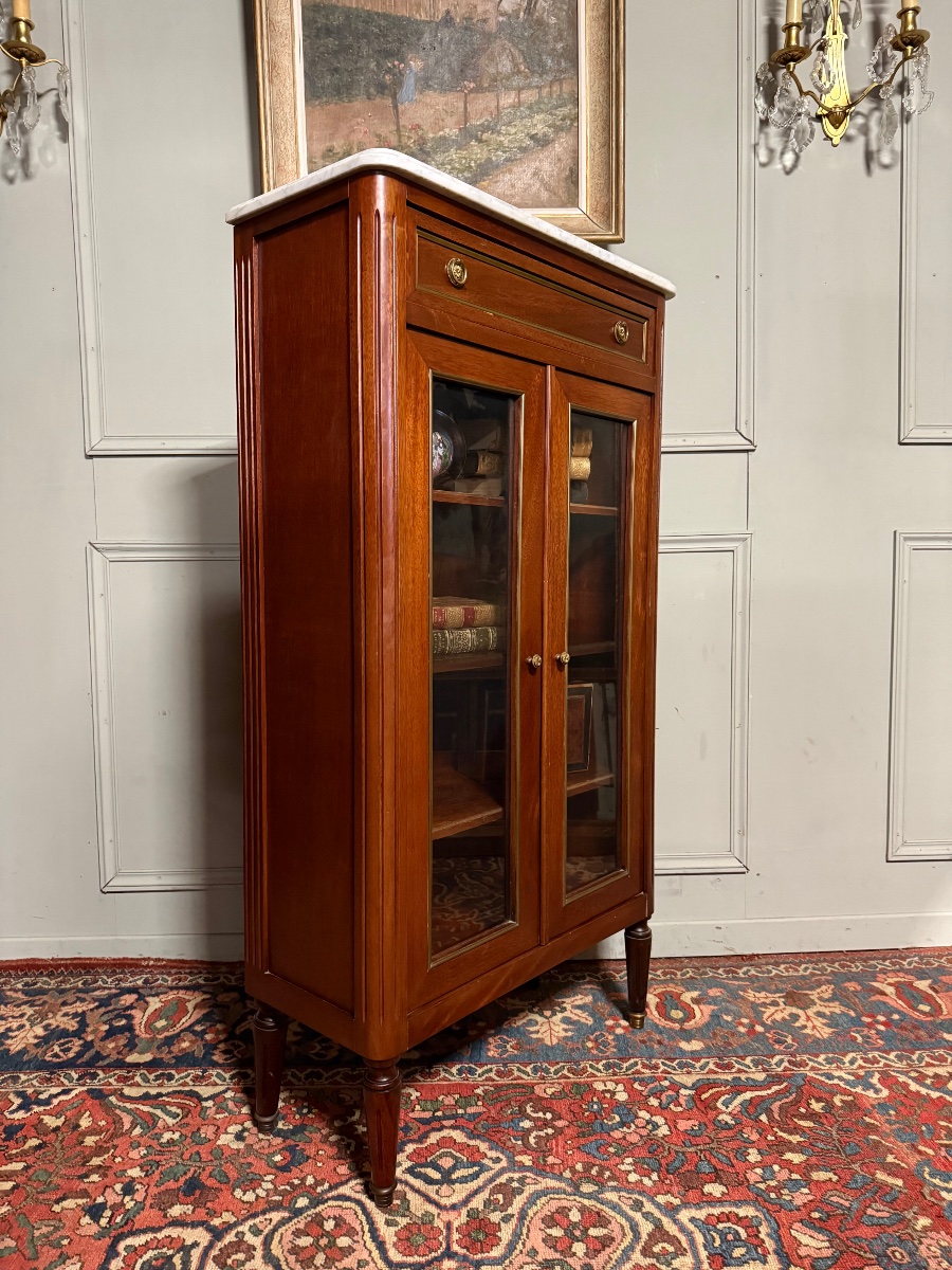 Louis XVI-style Bibus Display Cabinet, 20th Century -photo-2