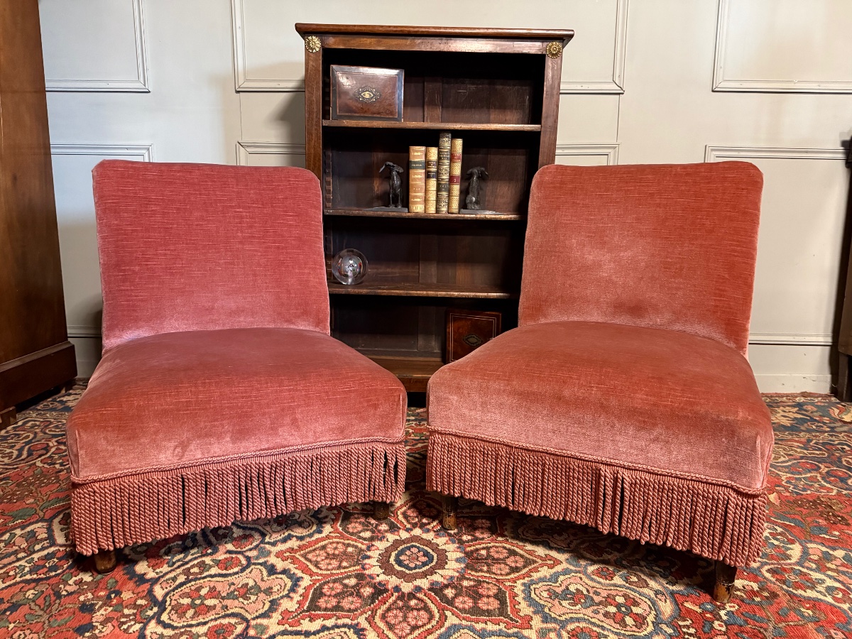 Pair Of Napoleon III-era Armchairs