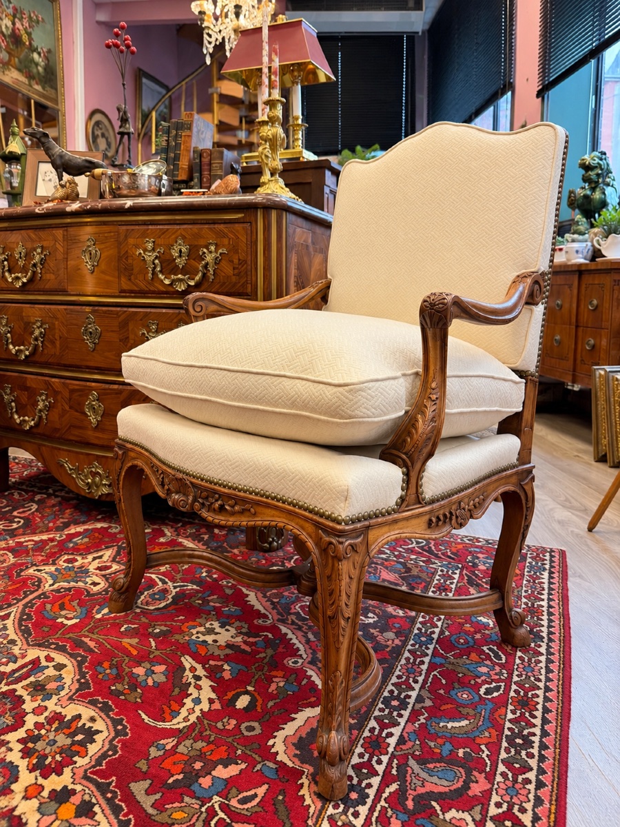 Pair Of Regency-style Armchairs From The 20th Century -photo-2
