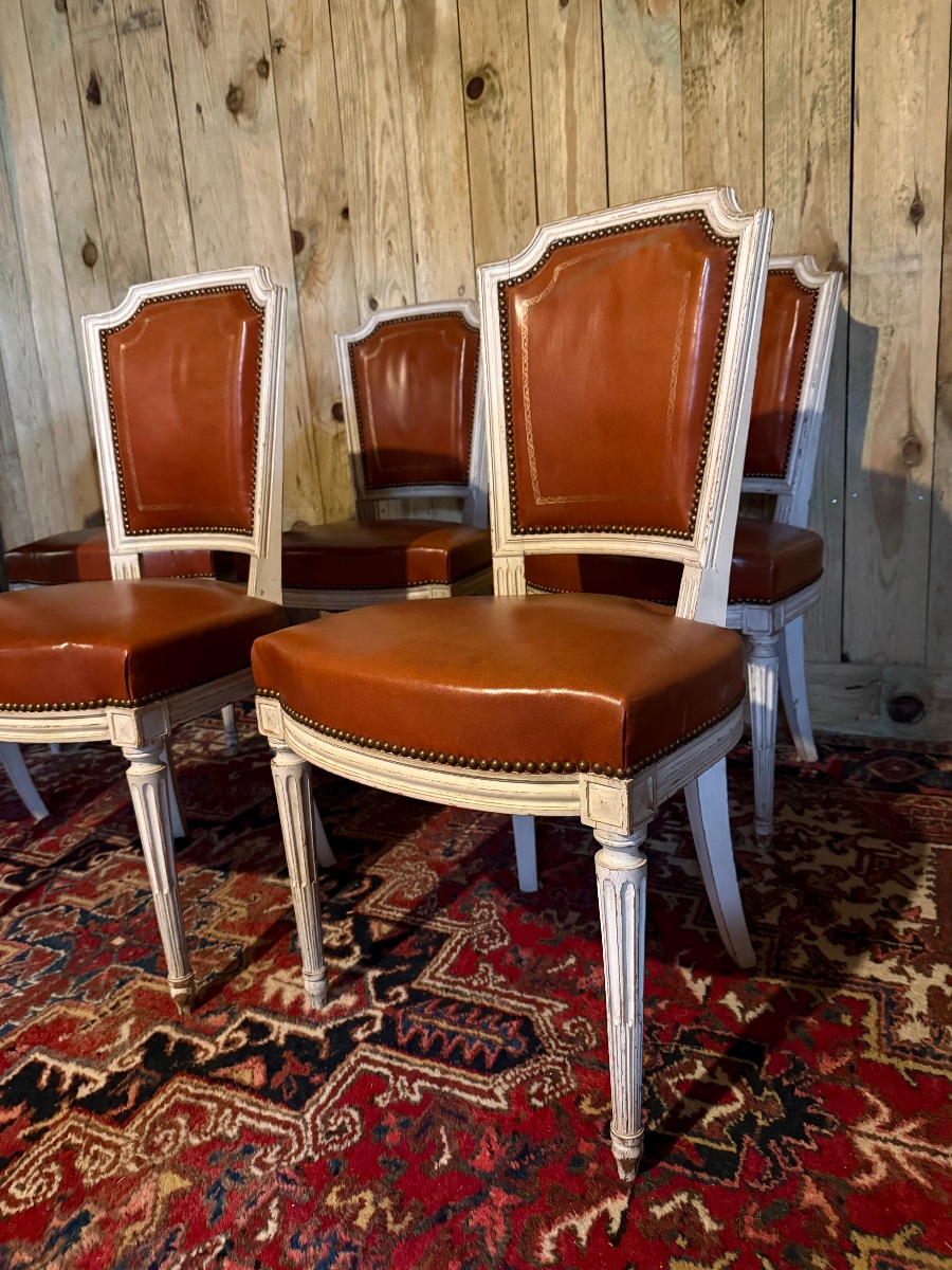 A Set Of Six Louis XVI-style Chairs. -photo-2