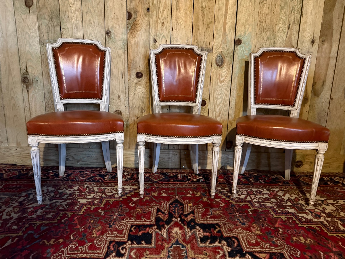 A Set Of Six Louis XVI-style Chairs. -photo-2