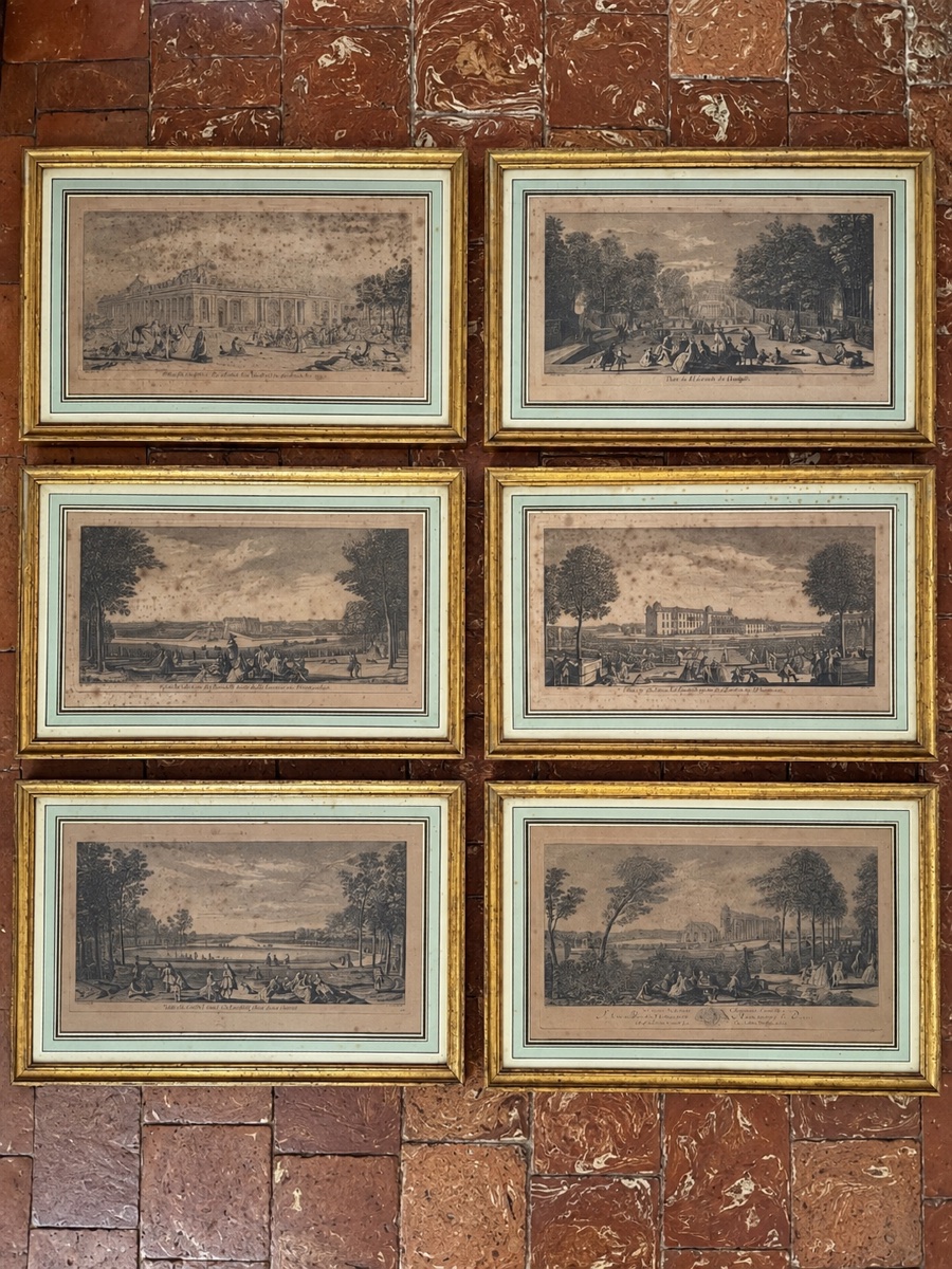 Set Of 6 18th-century Engravings By Jacques Rigaud 