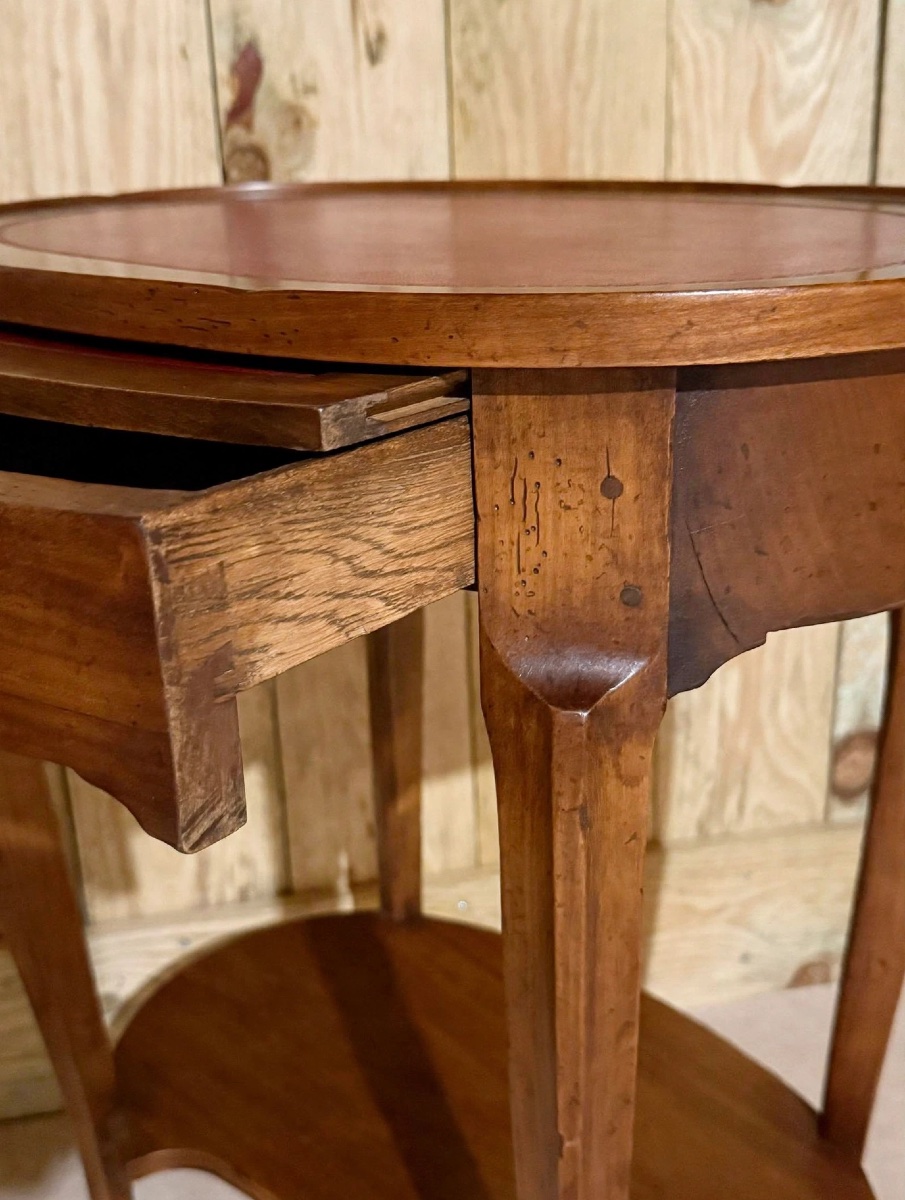 Louis XV-style Chest-of-drawers Table With Writing Desk -photo-2