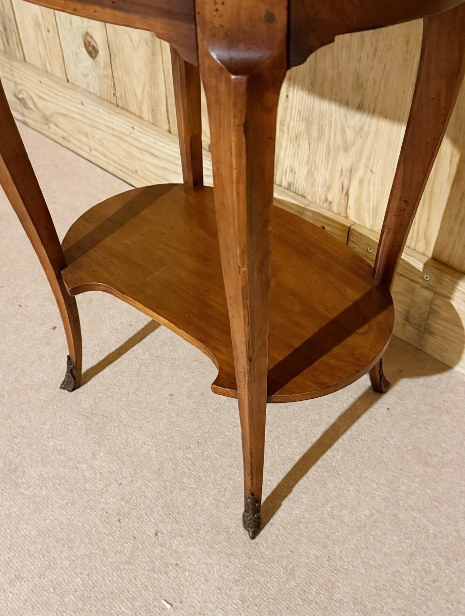 Louis XV-style Chest-of-drawers Table With Writing Desk -photo-3