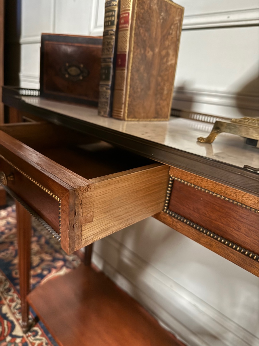 20th-century Louis XVI-style Console Table -photo-4