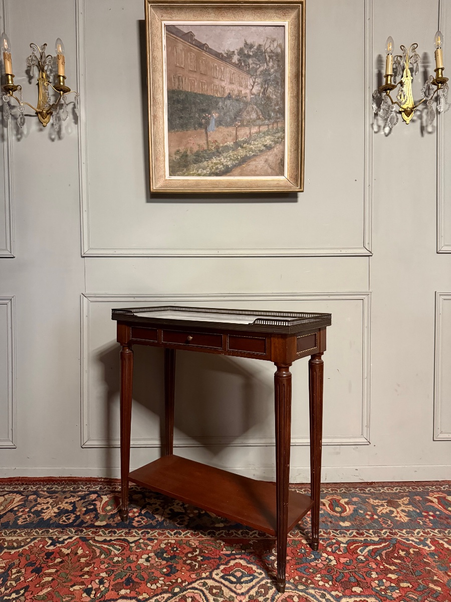 20th-century Louis XVI-style Console Table -photo-3