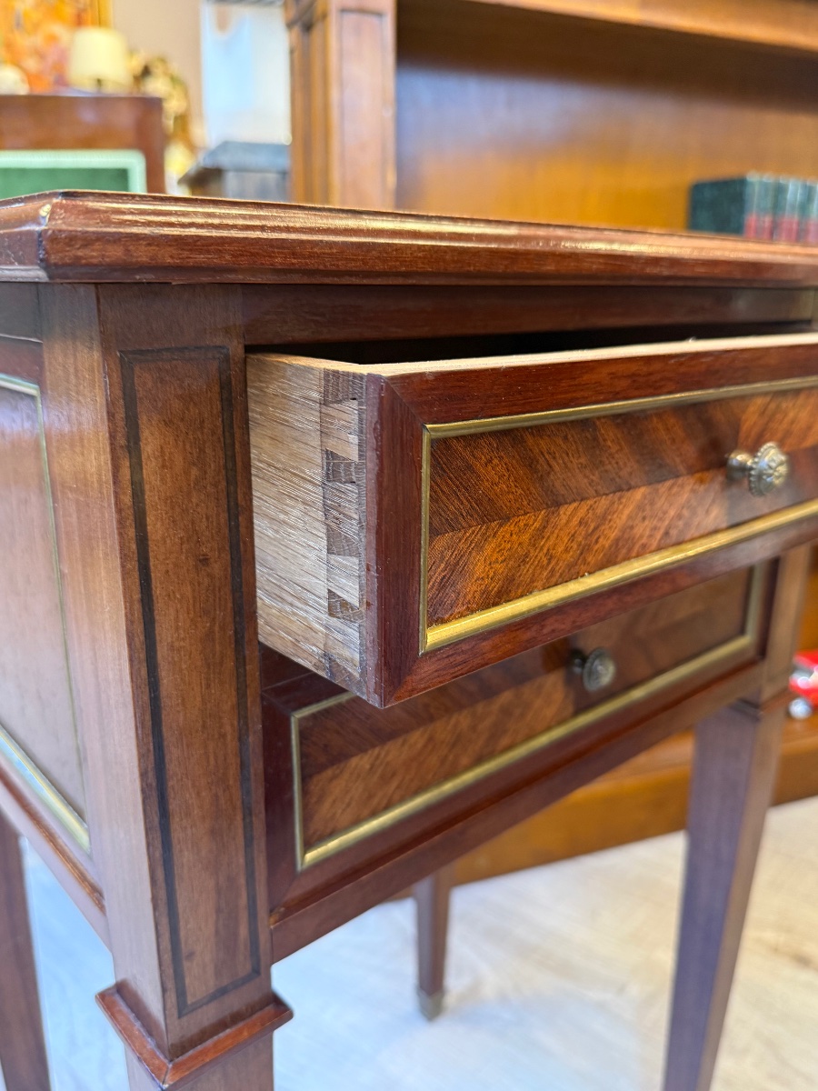 20th-century Louis XVI-style Nightstand -photo-3