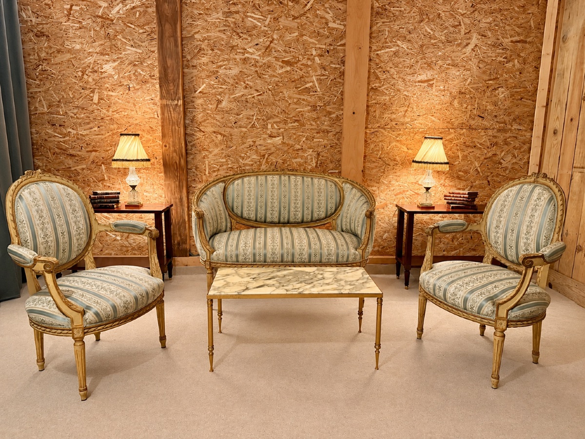 Salon de style Louis XVI d'époque XX ème 