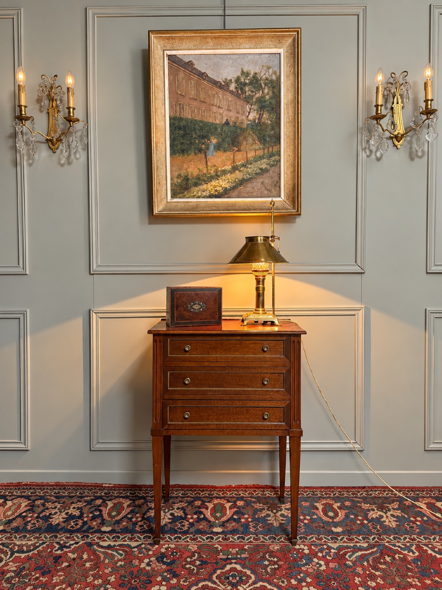 Small Louis XVI-style Chest Of Drawers From The 20th Century -photo-3