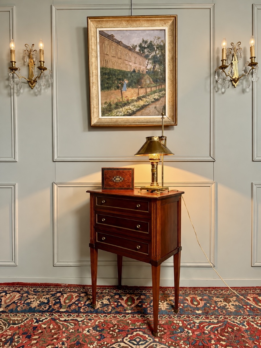 Small Louis XVI-style Chest Of Drawers From The 20th Century 