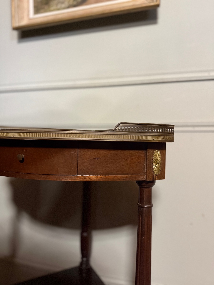 Louis XVI-style Corner Console Table, 20th Century -photo-1
