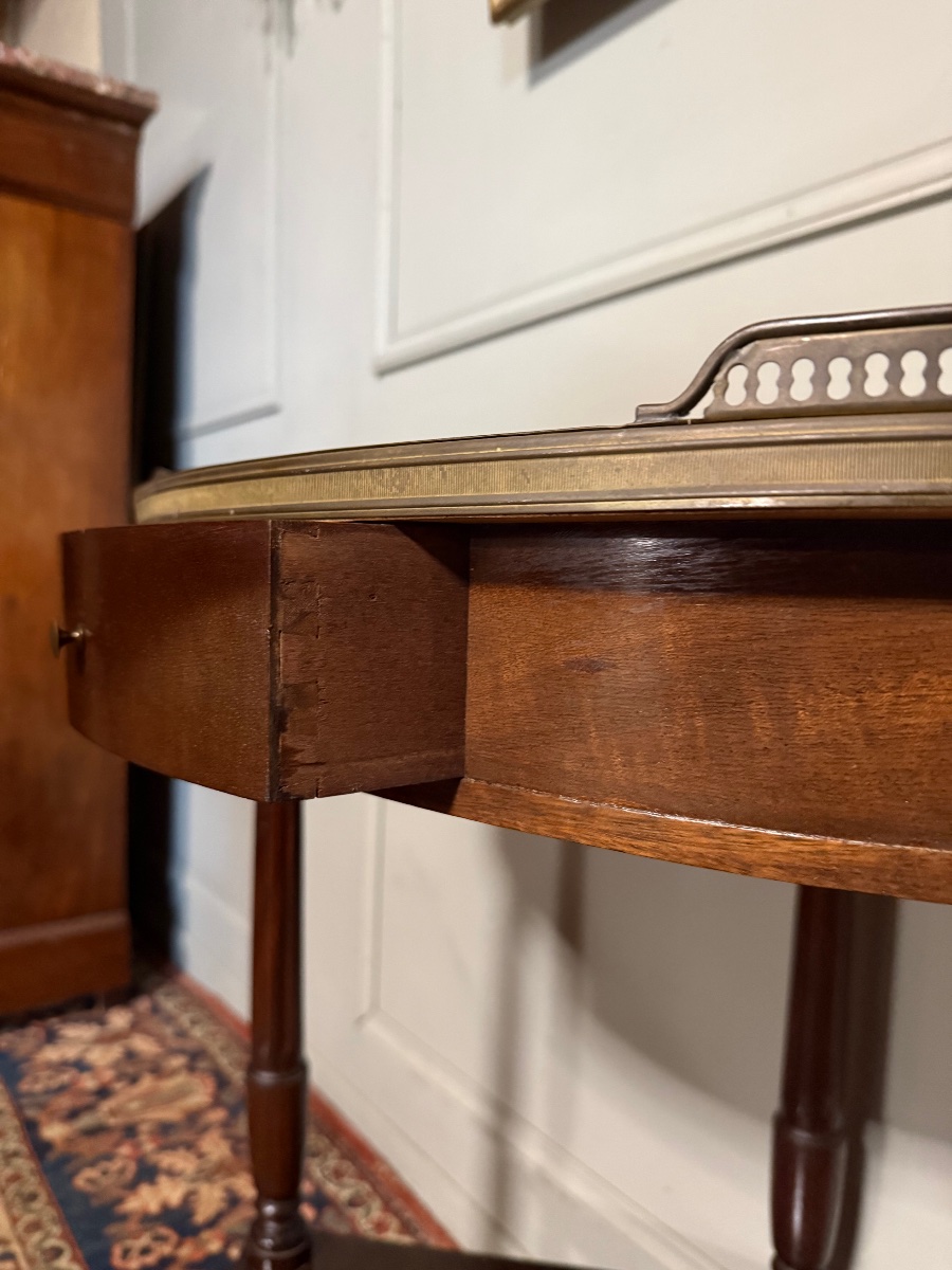 Louis XVI-style Corner Console Table, 20th Century -photo-3