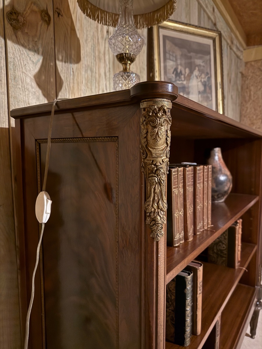 Bibus bibliothèque de style Louis XVI, d’époque XX ème -photo-4