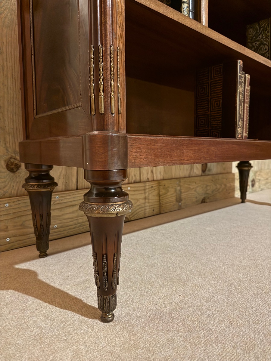 Bibus bibliothèque de style Louis XVI, d’époque XX ème -photo-3