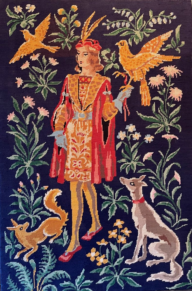 "the Falconer" Tapestry Around 1950.
