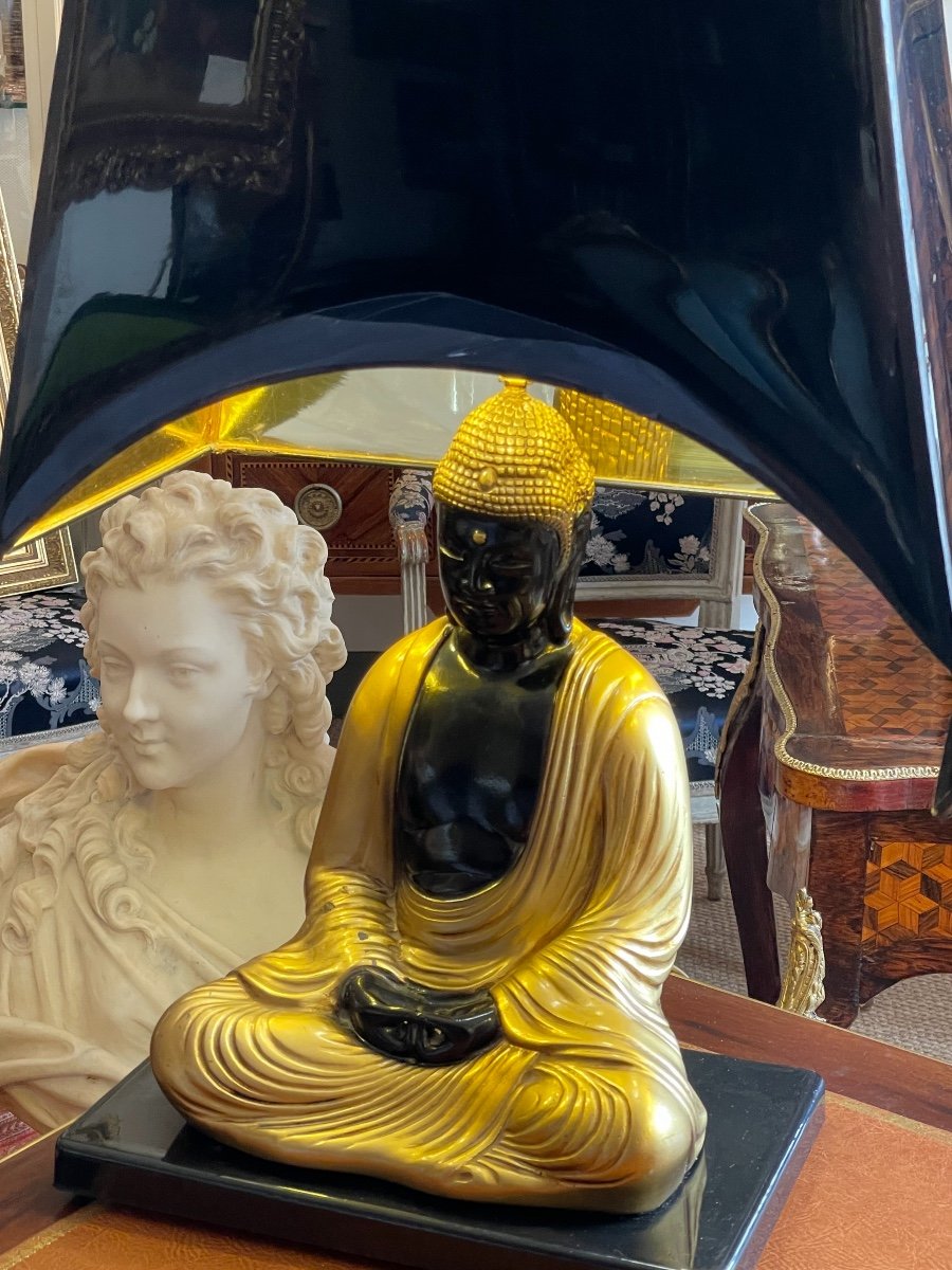 Paire De Lampes Aux Bouddhas  ‘´1970. -photo-2