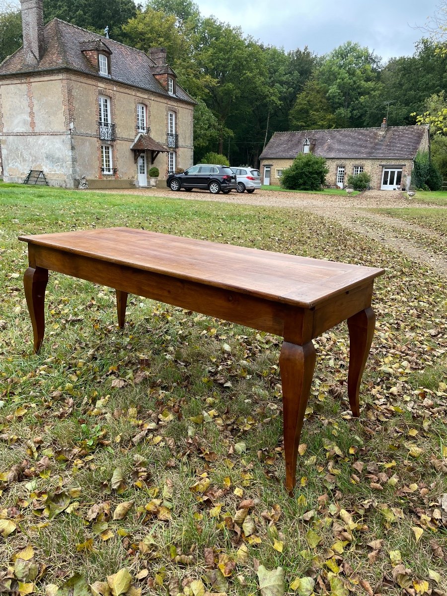 Table de ferme Rectangulaire En Merisier 