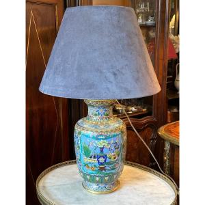 Lamp In Cloisonne China XX Th.
