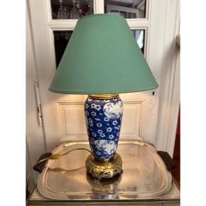 Lampe De Table, Porcelaine De Chine D’époque XIX ème. 