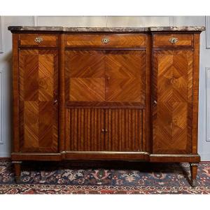 Louis XVI Style Buffet In Marquetry.