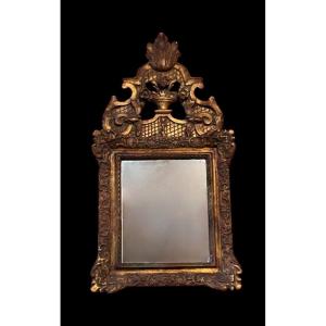 Fronton Mirror From The 18th Century. 