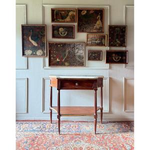Louis XVI Period Mahogany Console Table. 