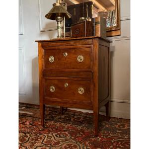Small Louis XVI-style Chest Of Drawers Made Of Fruitwood. 