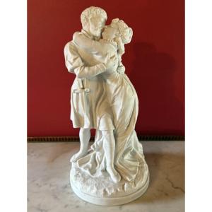 19th Century Biscuit. Neo-classical Renaissance Style.