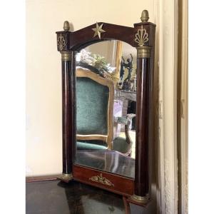 Empire-style Mahogany Trumeau.