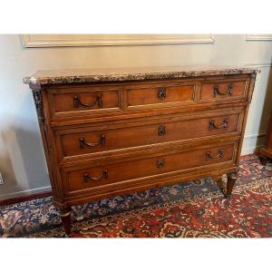 Louis XVI Mahogany Commode