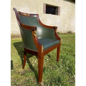 Fauteuil De Bureau D’époque Empire 