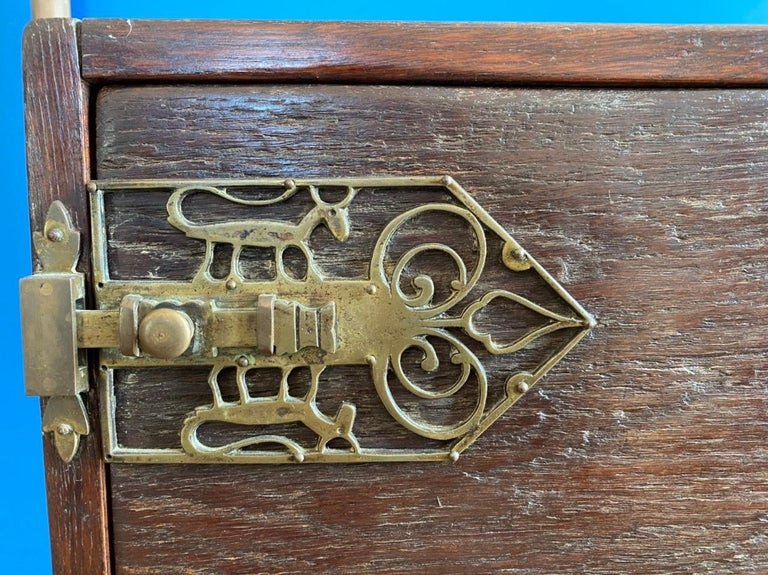 Travel Cabinet - Bargueno Office - Spain And England - Early 20th Century - Arts And Craft-photo-2