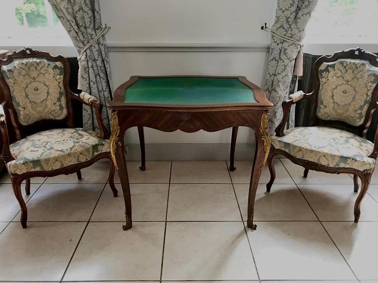 Console Transforming Into A Louis XV Style Games Table - 19th Century - France-photo-3