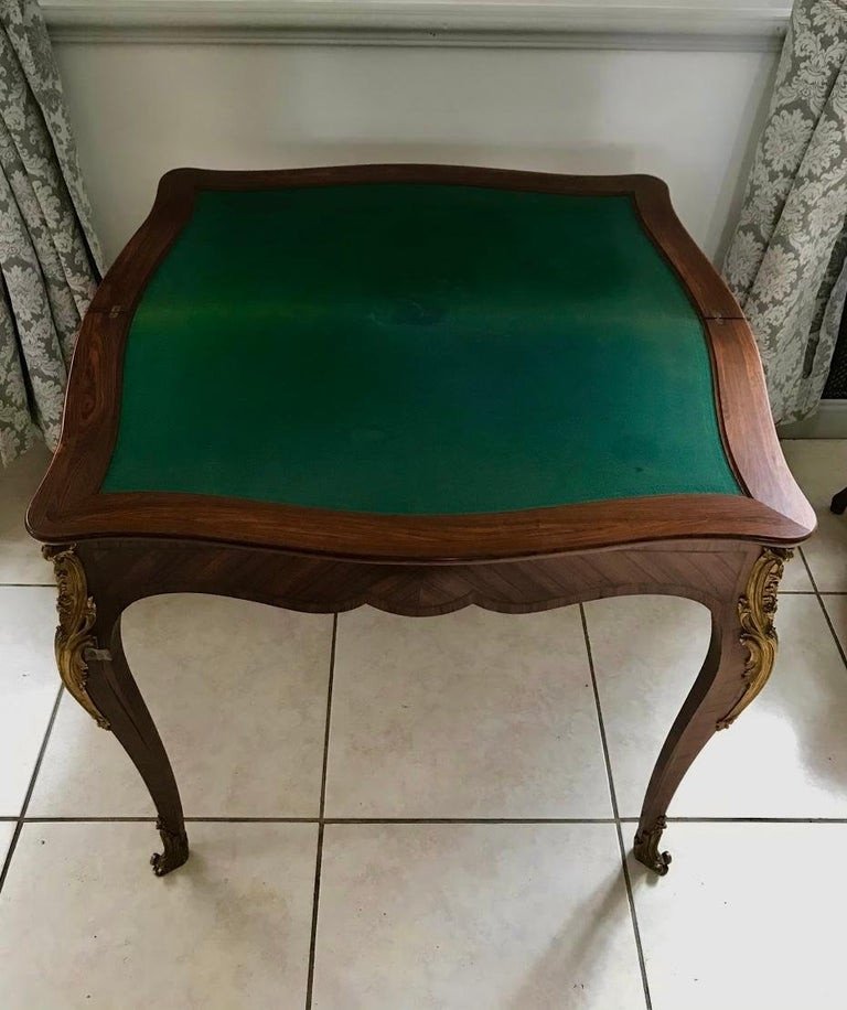 Console Transforming Into A Louis XV Style Games Table - 19th Century - France-photo-6