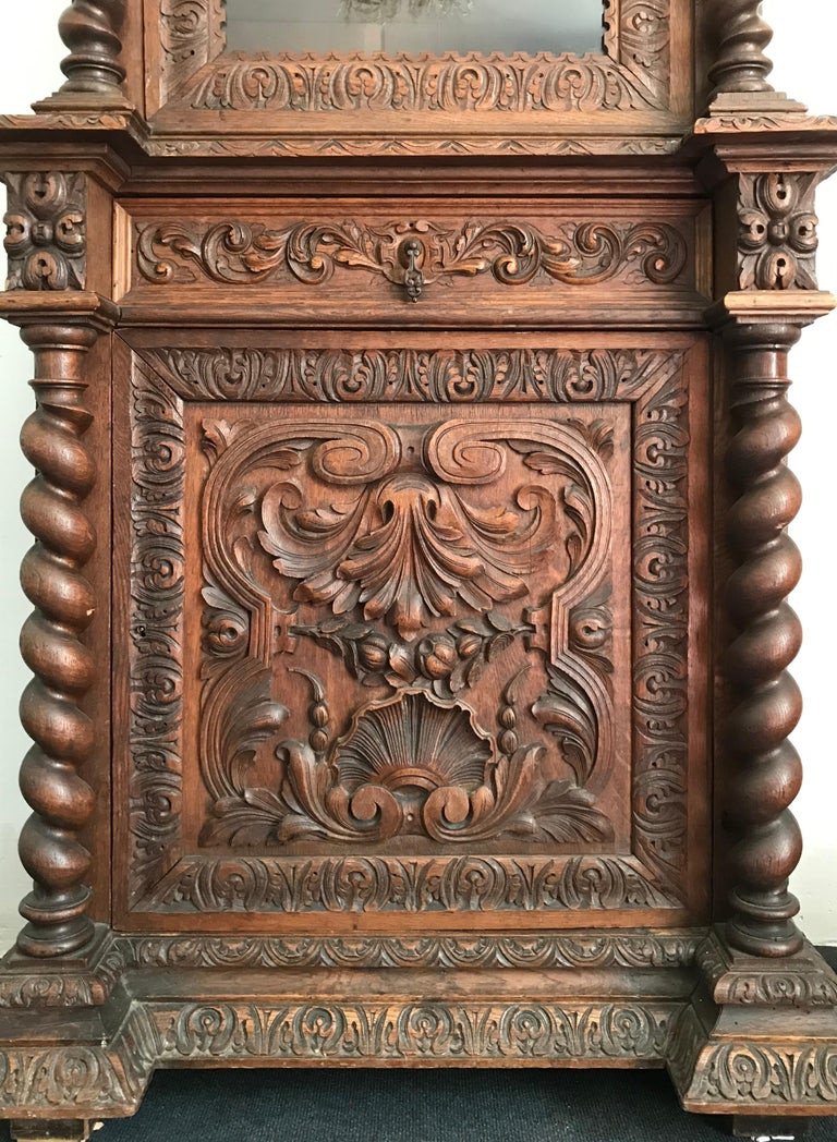 Hunting Showcase "vitrine"  - Louis XIII Style - 19th Century France-photo-4