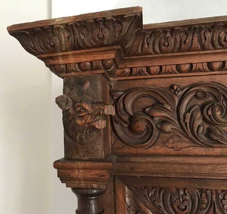 Hunting Showcase "vitrine"  - Louis XIII Style - 19th Century France-photo-3
