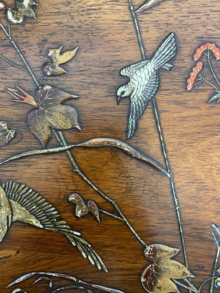 Bailly Théroux - Japanese-inspired Lacquered Side Table - Late 19th Century-photo-7
