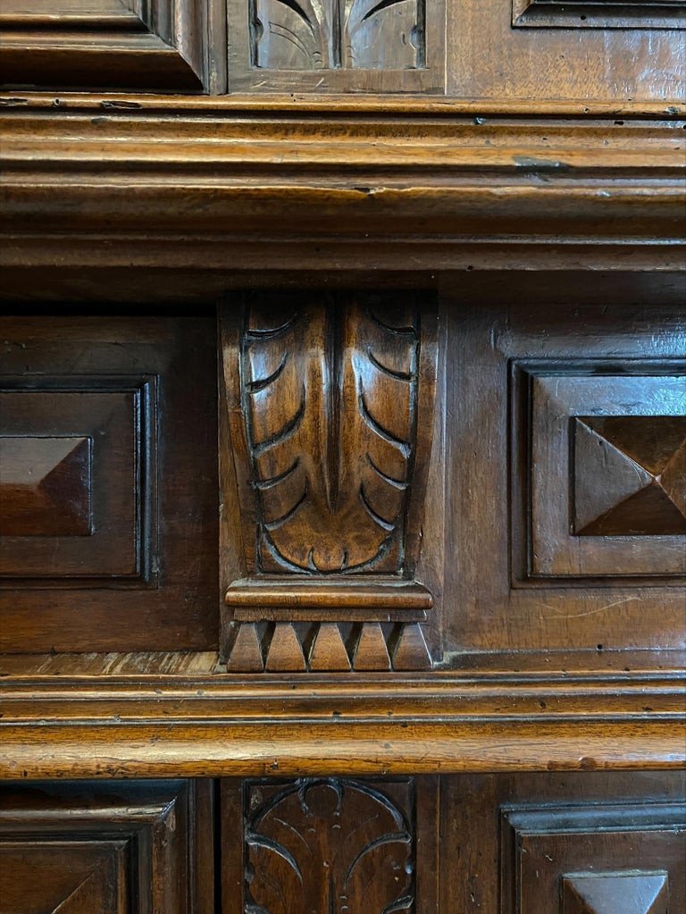 Cabinet / Sideboard / Wardrobe In Walnut - Early 17th Century - Renaissance Style France-photo-1