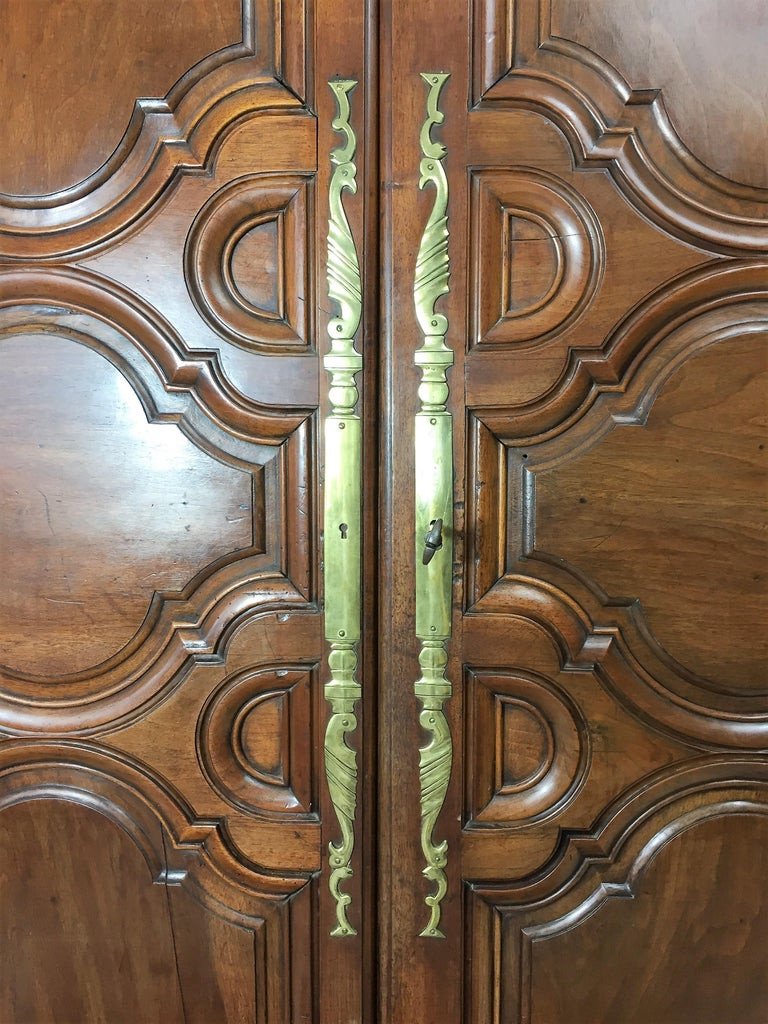 Paris Walnut Wardrobe - Louis XIV - Late 17th Early 18th Century - France-photo-6