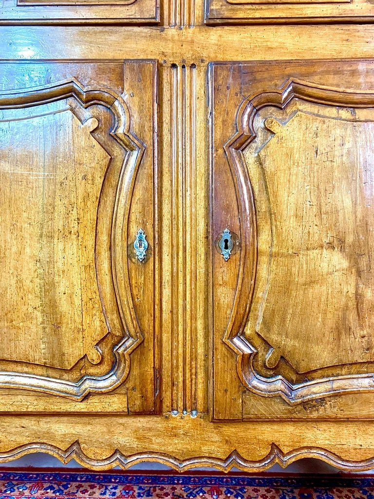 French Provençal Walnut Buffet - Louis XV Period - 18th Century - France-photo-8