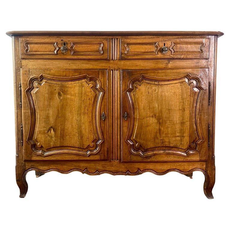 French Provençal Walnut Buffet - Louis XV Period - 18th Century - France